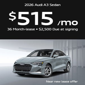 2026 Audi A3 Sedan Premium 40 TFSI® quattro® S tronic®.